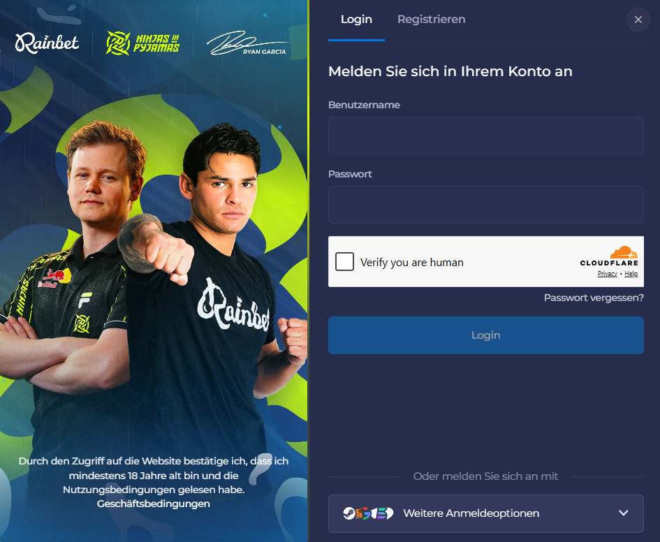 Rainbet Login